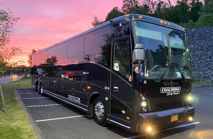 Luxury Tour Bus Exterior